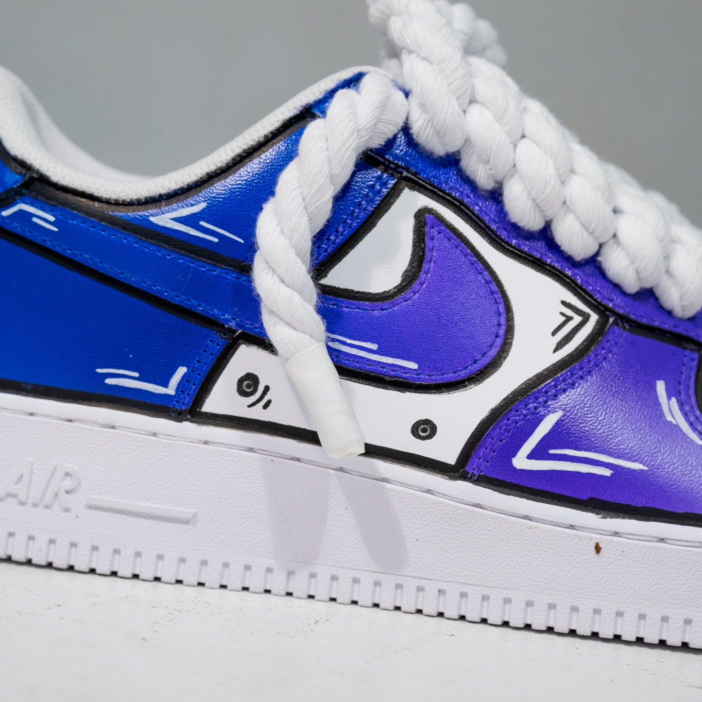 Custom air force 1 viola