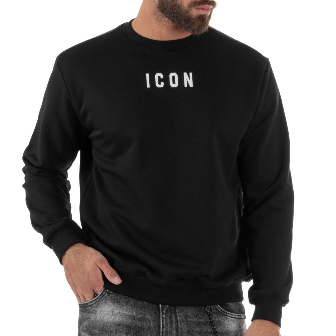 ICON FELPA GIROCOLLO C/LOGO CENTRO