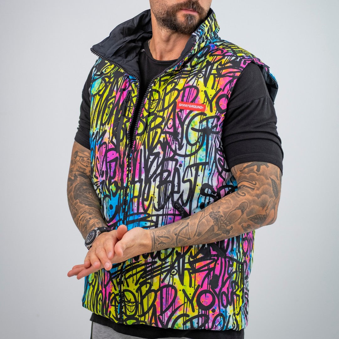 sprayground smanicato graffiti reversibl