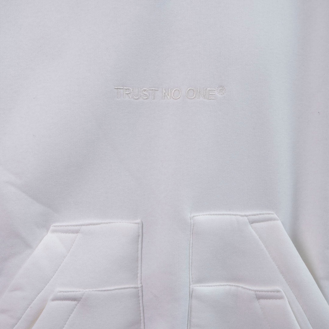 trust no one felpa multitaschino