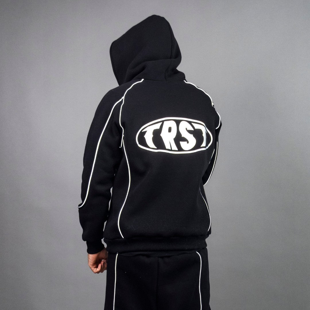 trust no one felpa catarifrangente