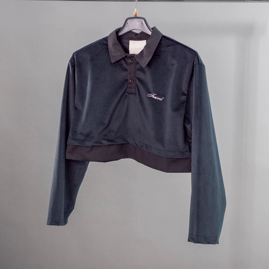 forward polo velluto donna