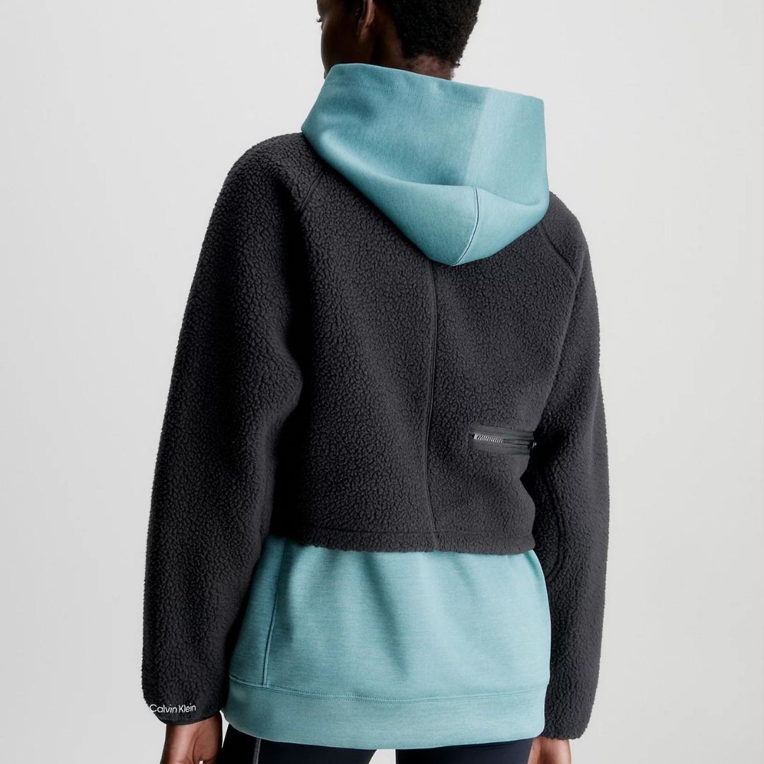 calvin klein jacket teddy