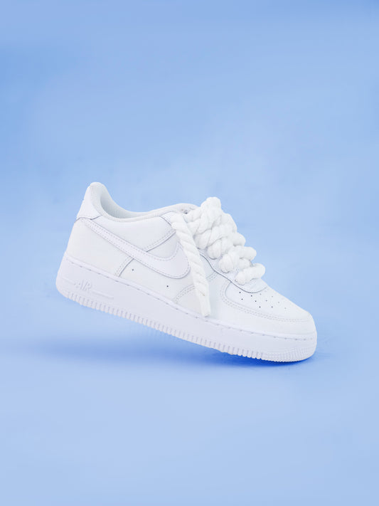 custom air force 1 glitter bianca gs