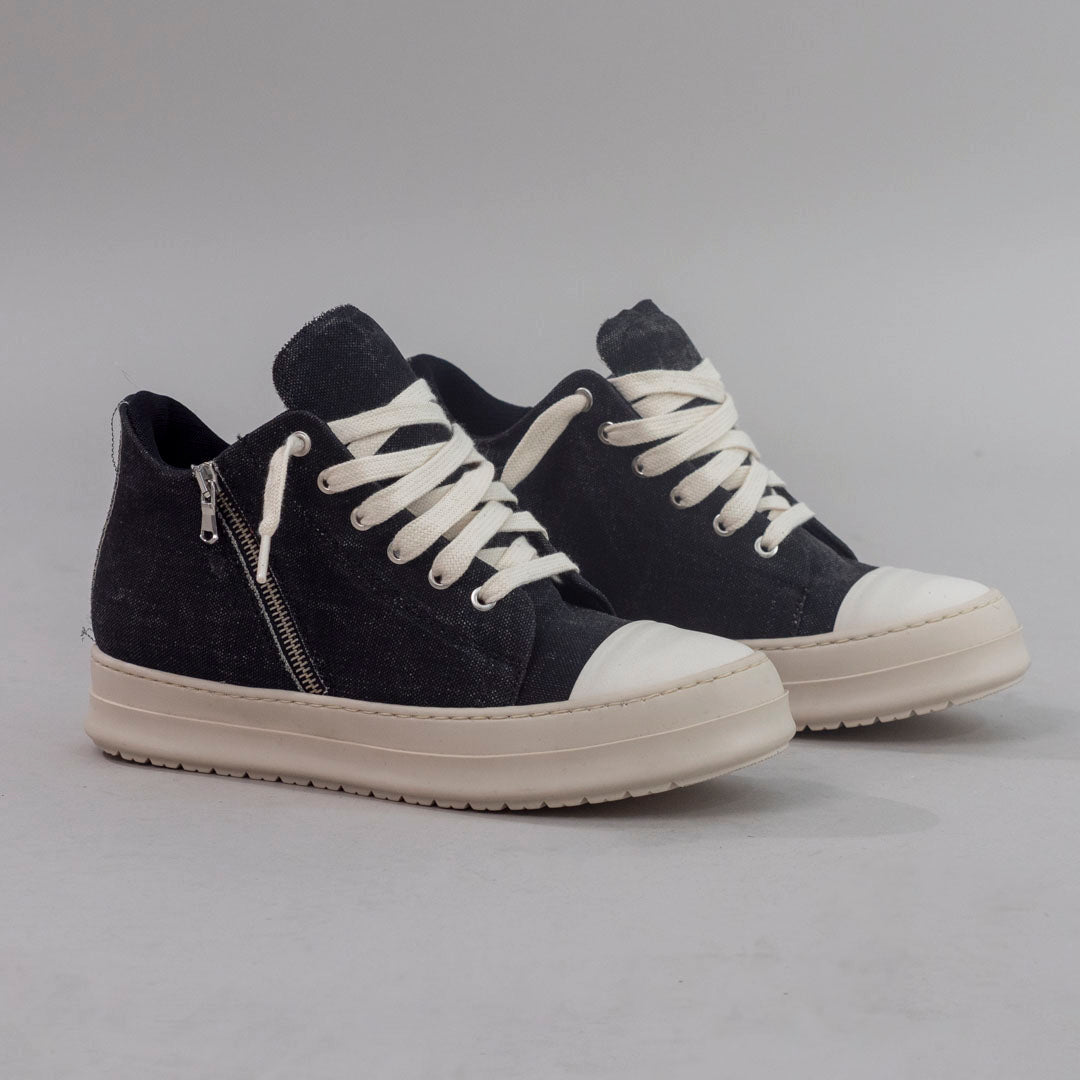F09 rick low canvas n.b. con zip