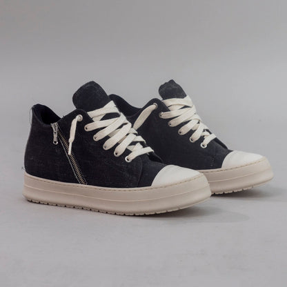 F09 rick low canvas n.b. con zip