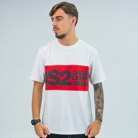 Ds2 t-shirt logo rosso