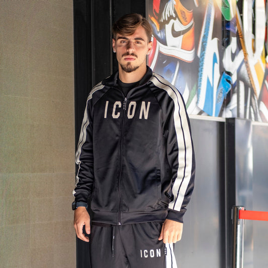 ICON FELPA C/BANDE C/ZIP