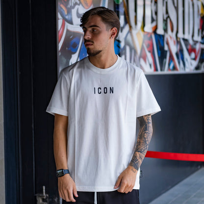 ICON T-SHIRT C/LOGO PICCOLO AL CENTRO
