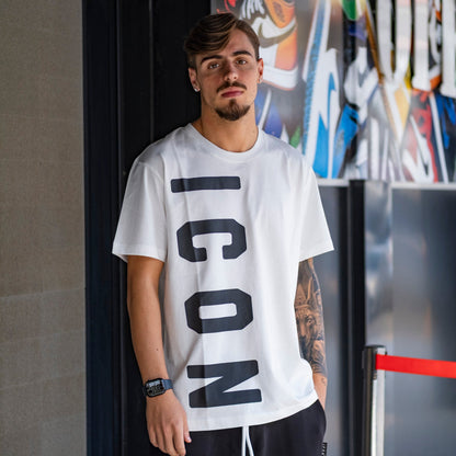 ICON T-SHIRT C/LOGO VERTICALE GRANDE