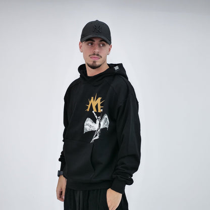 Mfn felpa cappuccio in felpa angelo