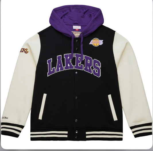 Mitchell & ness felpa bottoni lakers