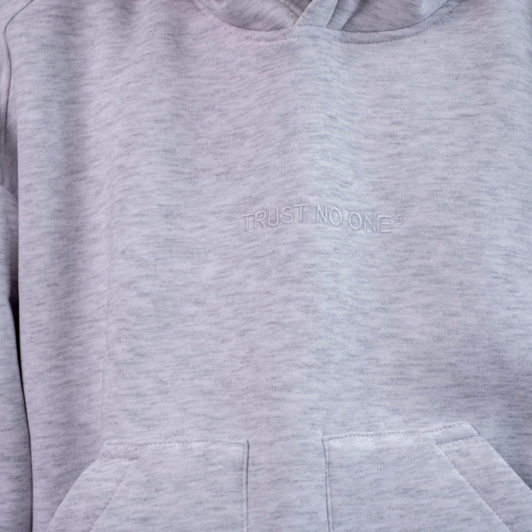 trust no one felpa multitaschino