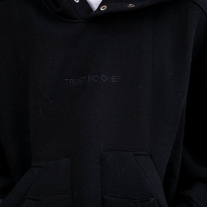 trust no one felpa multitaschino