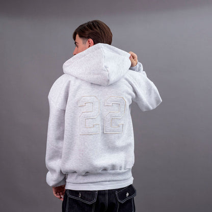 trust no one felpa con zip retro 22