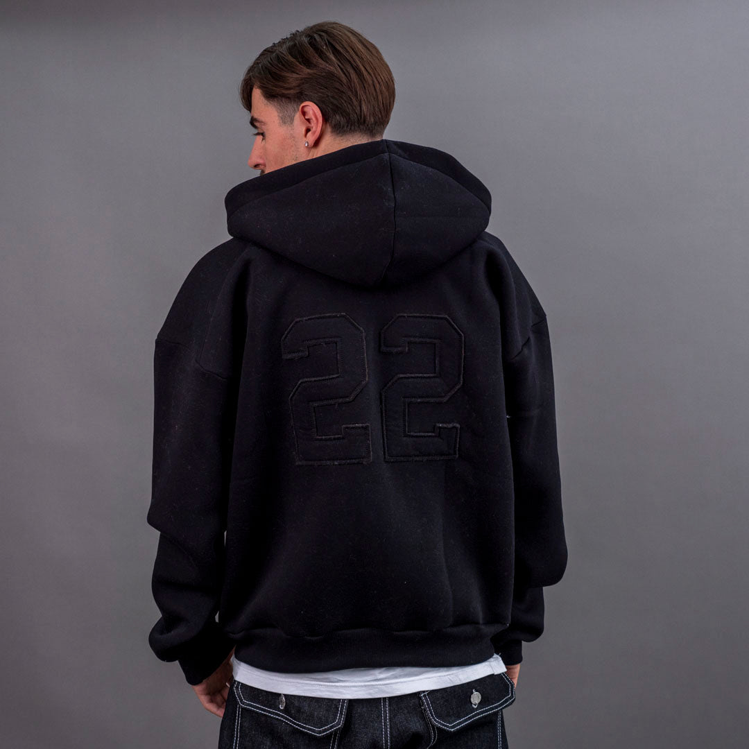 trust no one felpa con zip retro 22