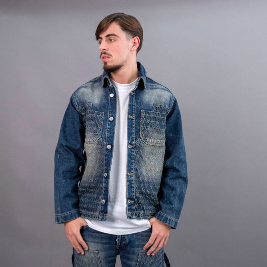 trust no one giacca carpenter denim