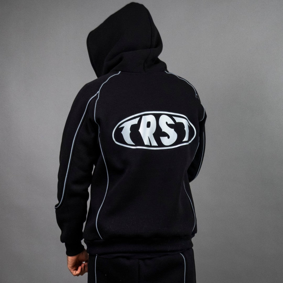 trust no one felpa catarifrangente