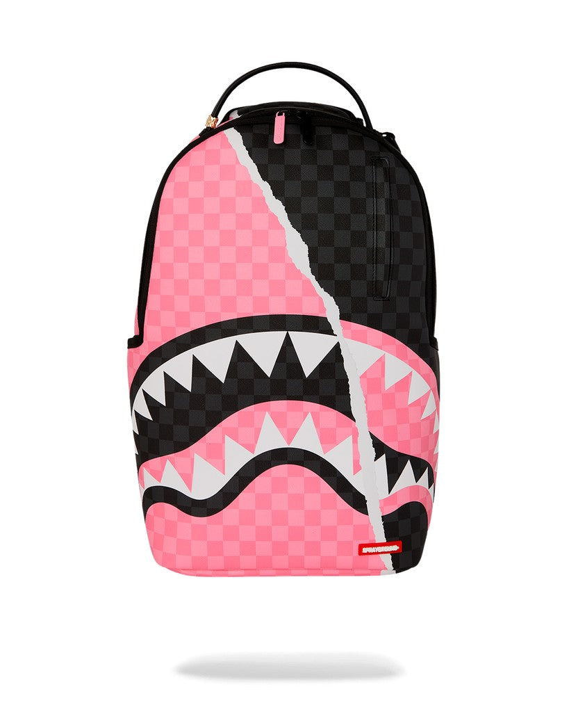 SPRAYGROUND PINK AND BLACK TEAR ZAINO
