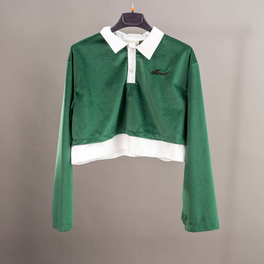 forward polo velluto donna